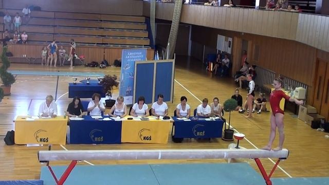 Julie Hájková - GYM-FESTIVAL TRNAVA 2014 - finále kladina смотреть онлайн