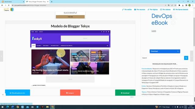 TEMPLATE PROFISSIONAL GRATUITO PARA BLOGGER Site para baixar смотреть онлайн