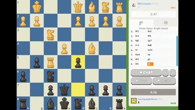 Chesskid game 34. 895 Rated vs 1212 Rated смотреть онлайн
