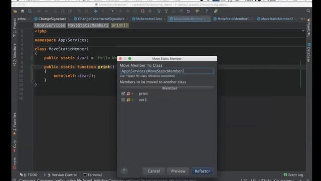 線上讀書會 - sam 主講 phpstorm 重構使用技巧 смотреть онлайн
