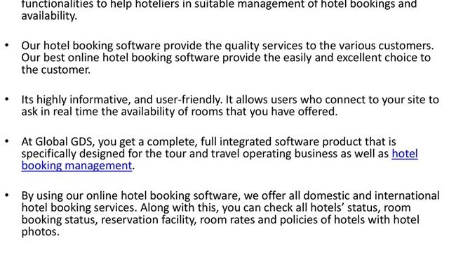 Online Hotel Booking Software смотреть онлайн