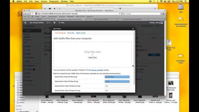 Part 5 Adding an image gallery into Wordpress смотреть онлайн