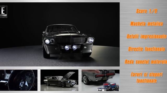 Prezentare Mustang Eleanor kit construibil, scara 1/8 смотреть онлайн
