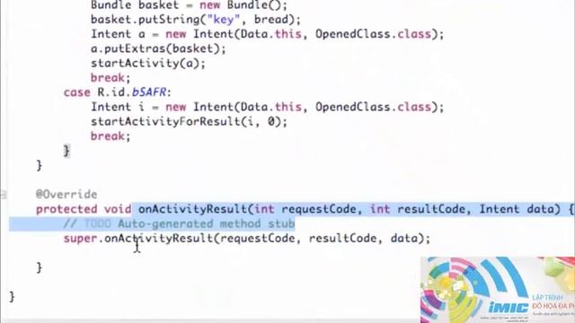 Lap trinh Android App 50 setResult for the Start Activity For Result смотреть онлайн