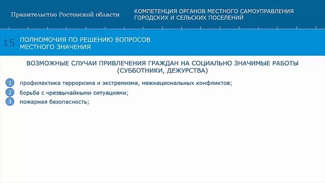 Компетенция органов местного самоуправления городских и сельских поселений (FullHD, 30 fps) смотреть онлайн