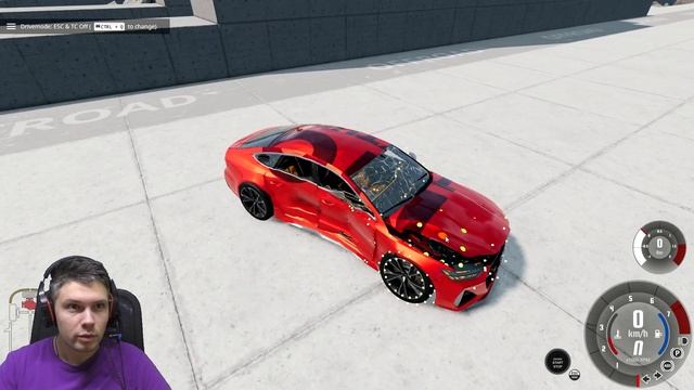 Краш тесты Audi rs 7 sportback в BeamNG.drive//Frolov Ncap. смотреть онлайн