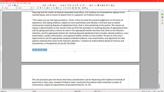 How To, Apache Open Office, Page Numbers, Count, Table, Section, Etc..