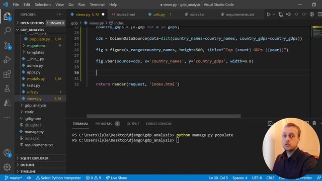 Django and HTMX #11 - Creating Data-Driven Bar Charts with Django, Bokeh and HTMX смотреть онлайн