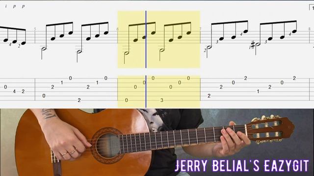 Цыганская Венгерка №1 / Как играть на гитаре / Ноты и Табулатура / Romani Dance / Sheetmusic & TAB'