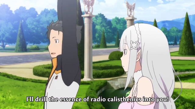 Emilia and Subaru doing exercise? смотреть онлайн