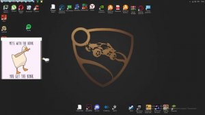 как убрать гуся с рабочего стола desktop goose