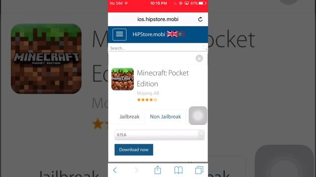 How to download Minecraft Pocket edition 0.15.6 for free no jailbreak on IOS смотреть онлайн