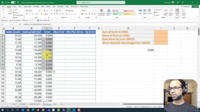 Multiple Linear Regression using Excel | Predict Sales using Marketing Spends смотреть онлайн