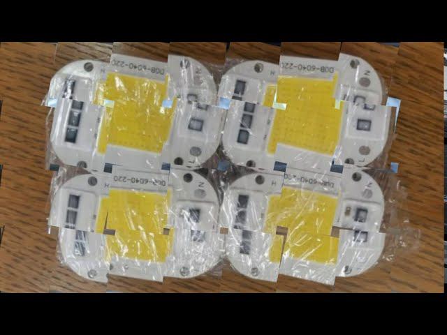 COB LED Chip 3W 5W 7W 20W 30W 50W Cool Warm No Need Driver AC 220V Flood Light Bulb Chip Diy смотреть онлайн