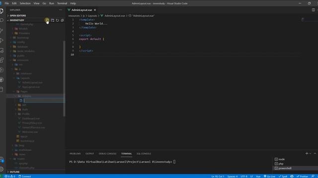 PART 2 - Tutorial Membuat dashboard admin dengan laravel vue inertia js, tailwindcss & jetstream смотреть онлайн