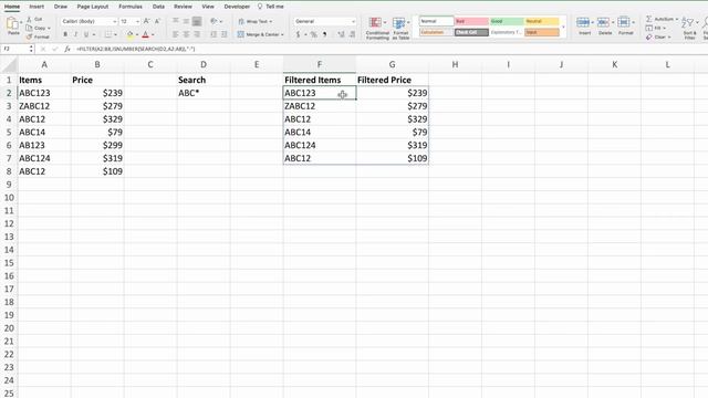 Add More Control When Using Wildcards With Excel's FILTER Function смотреть онлайн