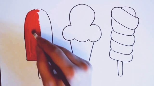 Как нарисовать мороженое. Как рисовать мороженое гуашью. How to draw ice cream смотреть онлайн