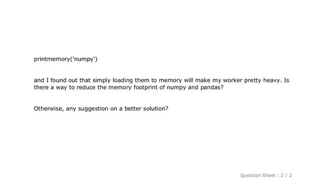 Pandas : Reduce memory footprint of python program смотреть онлайн