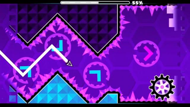 Geometry Dash - "Blast Processing" 100% Complete [All Coins] | MasterCube смотреть онлайн