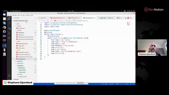 Quarkus Renarde: an old-school Web framework with today's touch | DevNation Tech Talk смотреть онлайн