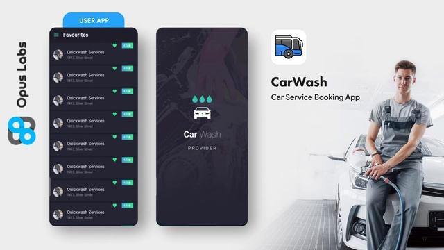 Car Service Appointment Booking Android App Template + iOS App Template | 2 Apps| CarWash| Flutter смотреть онлайн