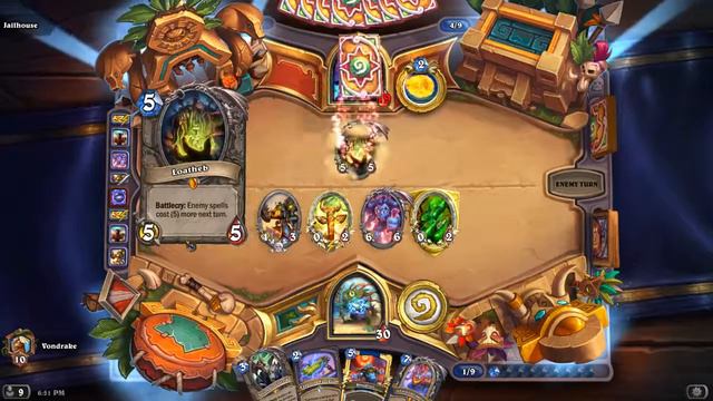 Hearthstone AoO: Deathrattle Shaman Questing смотреть онлайн
