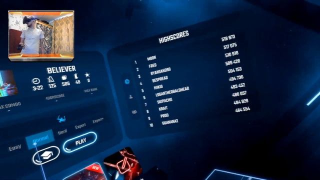 ПЕРВЫЙ ВЗГЛЯД НА ВИРТУАЛЬНУЮ РЕАЛЬНОСТЬ. ДА Я ВЗЯЛ ШЛЕМ (HTC vive) ИГРАЕМ В "BEAT SABER" смотреть онлайн