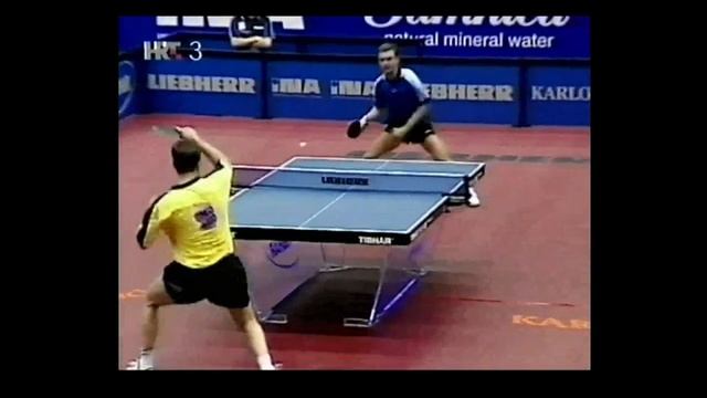 Jan-Ove Waldner vs Kalinikos Kreanga Euro Champ. 2002 смотреть онлайн
