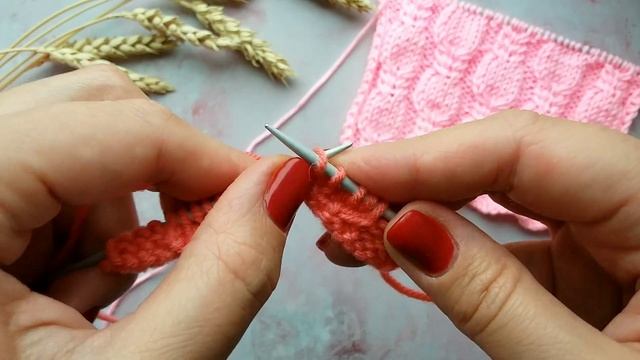 Узор из кос спицами для шапки и не только смотреть онлайн