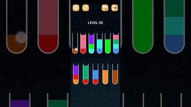 Color Sort Puzzle Level 50 Walkthrough Solution iOS/Android смотреть онлайн