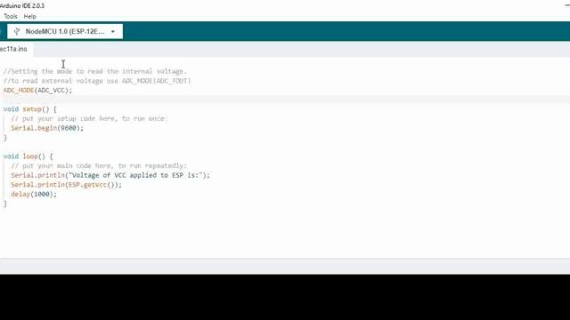 Reading VCC of NodeMCU | ESP.getVcc() doesn't read exact values | Working with NodeMCU - Part 8 смотреть онлайн