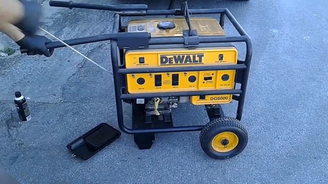 GovDeals: Dewalt DG6000 Watt Generator Powered By A Honda GX