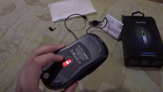 СВЕТЯЩАЯСЯ БЕСПРОВОДНАЯ МЫШКА ОБЗОР QUMO COMFORT M18 смотреть онлайн