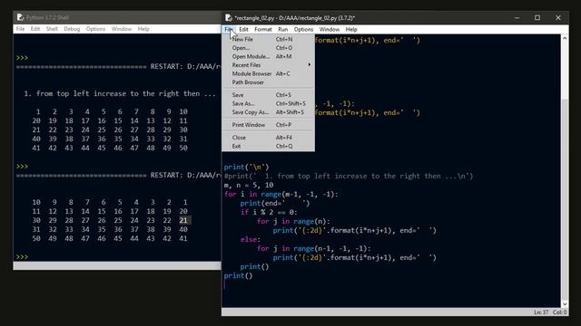 Python Programming for Fun - Number Rectangle 4 смотреть онлайн
