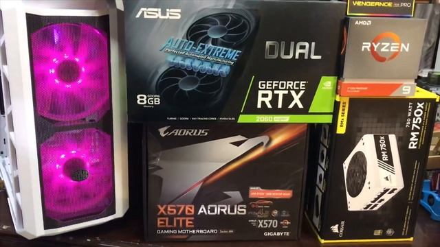 AMD RYZEN 9 3900X RTX 2060 Super Ram 32GB