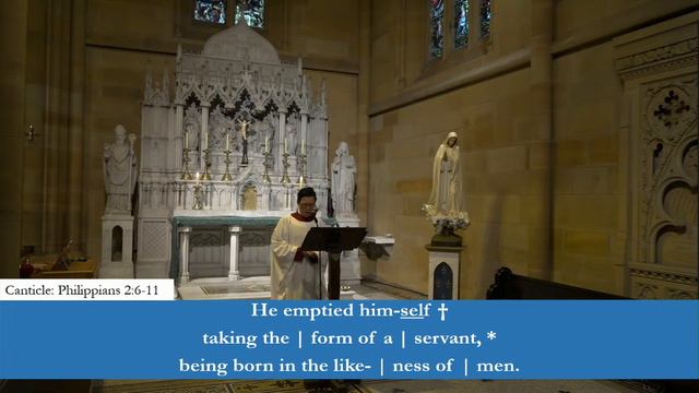 5:30pm First Vespers of the Fourth Sunday of Lent at St Mary's Cathedral, Sydney - 26th March 2022 смотреть онлайн