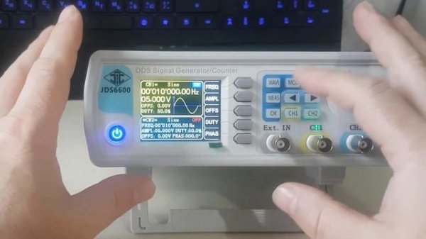 Руководство по настройке генератора сигналов JDS6600