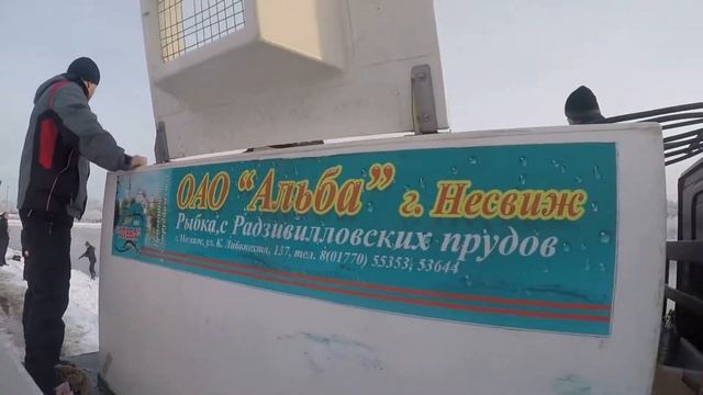 #22)_Рыбалка на платнике Щарка ловля форели зимой и ареа турнир в Беларуси 10 12 2017 г смотреть онлайн