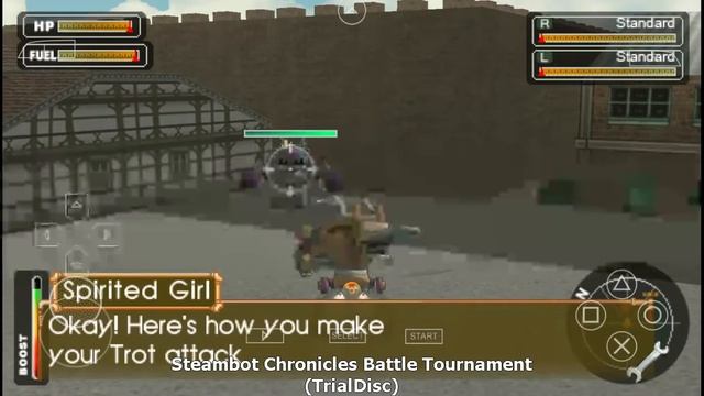 Steambot Chronicles Battle Tournament (Game PPSSPP / PSP / Android) смотреть онлайн