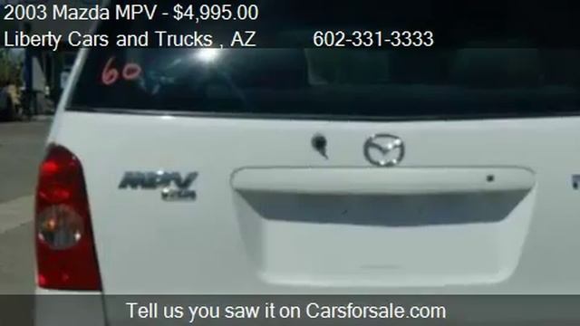 2003 Mazda MPV ES - for sale in Phoenix, AZ 85032 смотреть онлайн