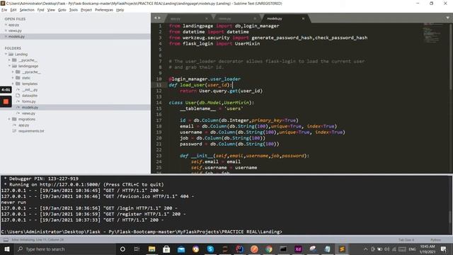 Python Flask смотреть онлайн