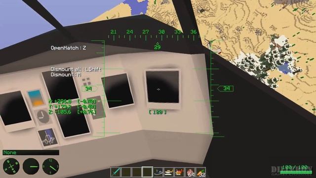 ч.107 - Самолёты, вертолёты и крутые пушки (mcheli mod) - Обзор мода для Minecraft смотреть онлайн