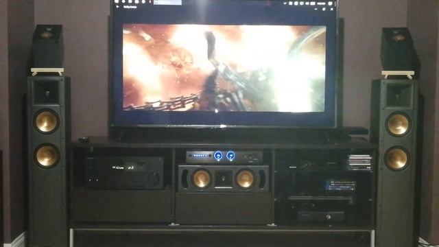 Onkyo tx-rz810 Klipsch RF limited edition - Dolby atmos - смотреть онлайн