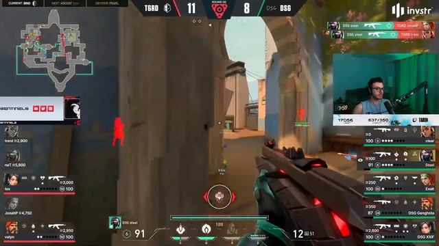 DSG Steel and Exalt Insane Duo - Tarik react to GUARD vs DSG | Valorant NA Challengers смотреть онлайн