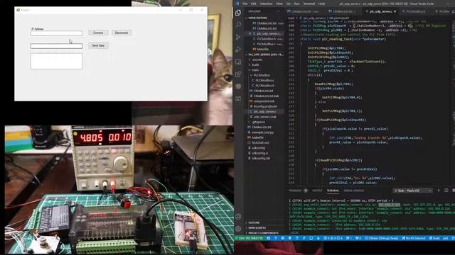 Control FX3U PLC With ESP32 Part2 (Analog Input, Stepper Motor And Remote Access)