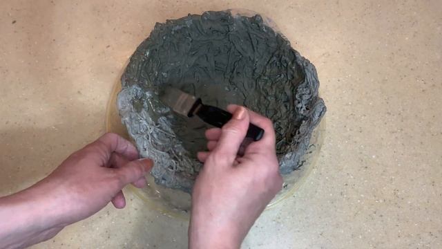 ПОДЕЛКА ИЗ ЦЕМЕНТА И НИТОК - DIY смотреть онлайн