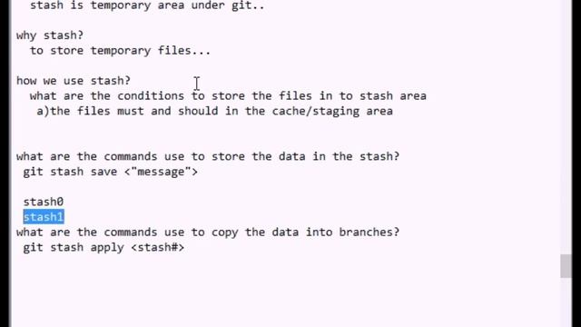 GIT in Telugu part (6/8) | STASH area in GIT | DevOps Tutorial for beginners смотреть онлайн