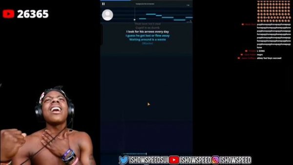 ISHOWSPEED SINGS CUPID AND CRIES