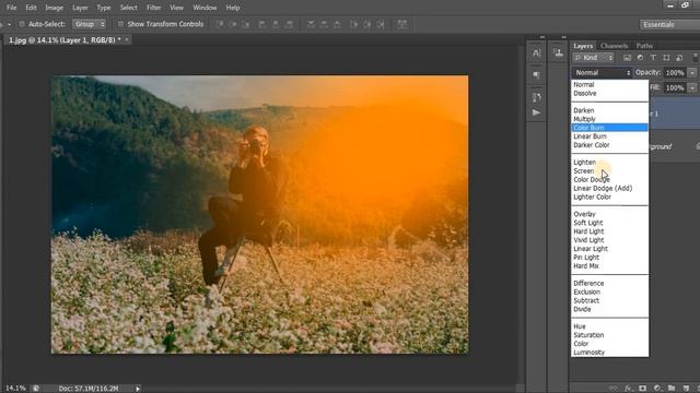 Brush Light and Threshold Effect on Photo in Photoshop in Hindi смотреть онлайн