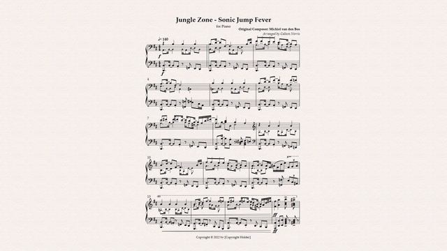 Jungle Zone - Sonic Jump Fever | for Piano смотреть онлайн